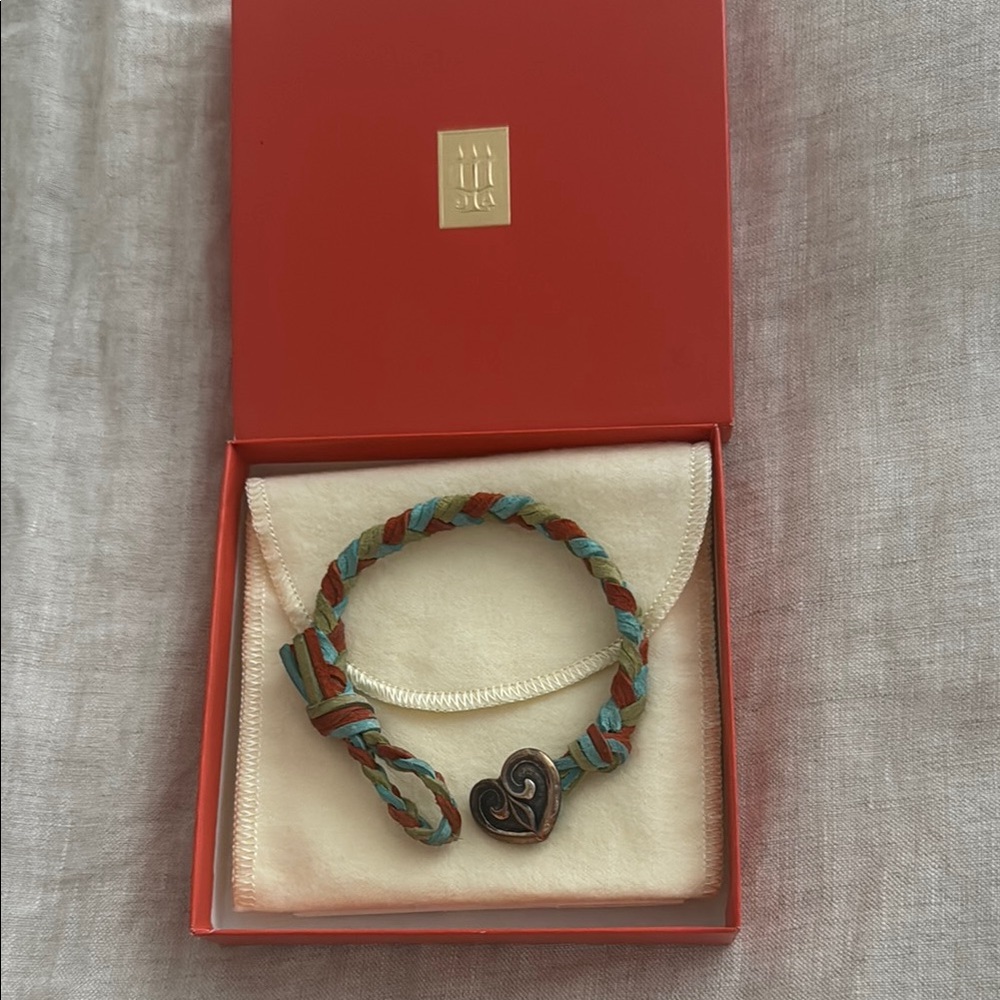 James Avery Red and Green Twisted Bracelet
